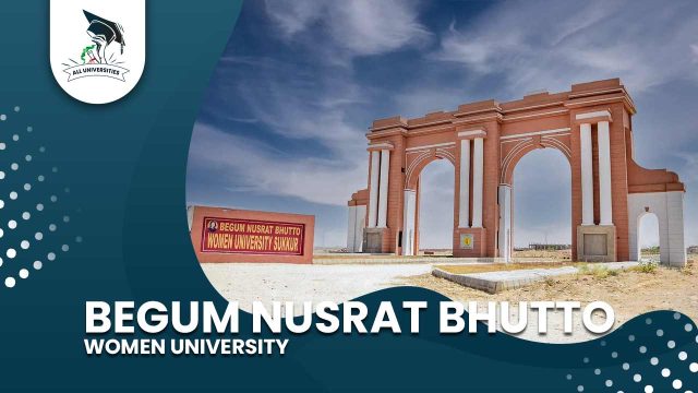 begum nusrat bhutto women university